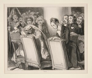 Um casamento da razão de Paul Gavarni
