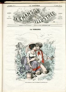 Ilustração de La Chanson (revista), número 27 de Paul Hadol