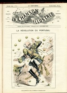 Ilustração de La Chanson (revista), número 64 de Paul Hadol