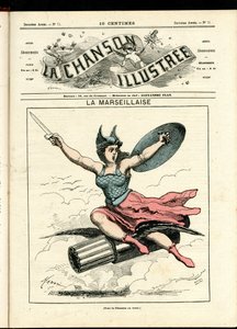 Ilustração de La Chanson (revista), número 71 de Paul Hadol