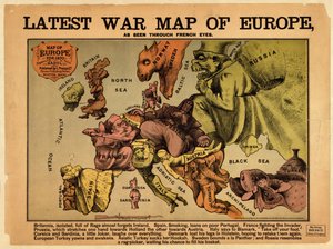Último mapa de guerra da Europa: como pode ser visto através dos olhos franceses