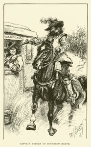 Capitão Dudley em Hounslow Heath (gravura) de Paul Hardy