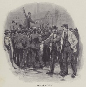 Homens em greve de Paul Hardy
