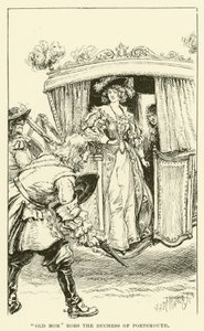 "Old Mobs" Robs the Duchess of Portsmouth (gravura) de Paul Hardy
