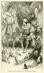 Robin Hood, debaixo da Greenwood Tree (gravura)
