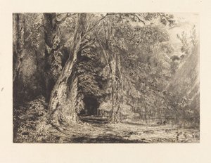 Inundações na floresta da Ile Séguin de Paul Huet