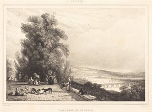 Terraço de Saint-Cloud de Paul Huet