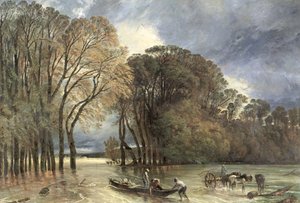 O dilúvio em Saint-Cloud, 1855