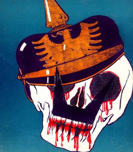 Caricatura do Kaiser Wilhelm, 13 de abril de 1916 de Paul Iribe