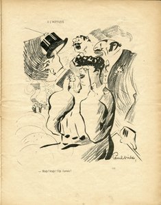 Ilustração de Paul Iribe (1883-1935) em O Pato Selvagem de Paul Iribe
