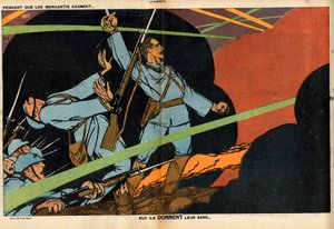 La Baionnette, Satirical em Cores de Paul Iribe