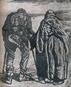 Vagabundos, século 19, 1924 de Paul Joseph Blanc