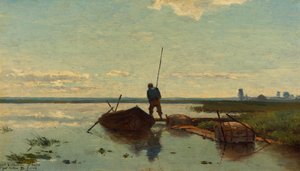 Paisagem de polder de Paul Joseph Constantin Gabriel