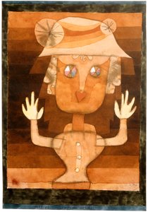 Uma boneca, 1923. de Paul Klee