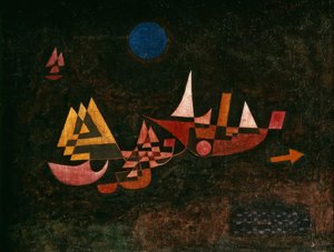 Partida dos navios de Paul Klee