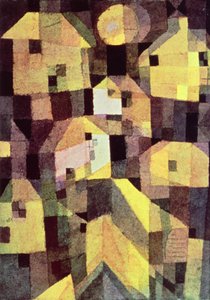 Composição Abstrata das Casas de Paul Klee