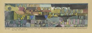 Ah, como a minha dor é ainda mais exacerbada quando você nem se digna a suspeitar das emoções do meu coração de Paul Klee