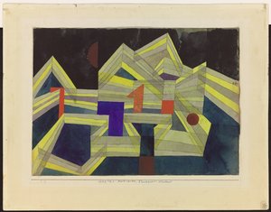 Arquitecto, transparente-estrutural de Paul Klee