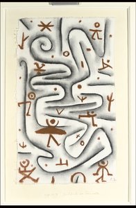 Área de Altos Espíritos; Gelande des Ubermutes de Paul Klee
