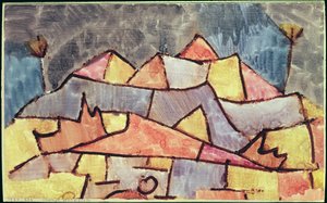 Forma de montanha Austere de Paul Klee