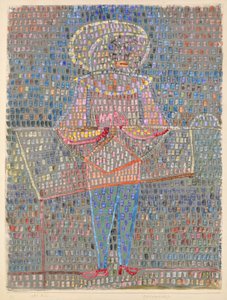 Rapaz em Fancy Dress de Paul Klee