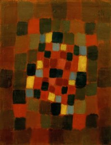 Cama colorida de Paul Klee