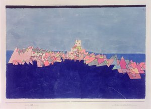 Castelo sobre o recife de Paul Klee