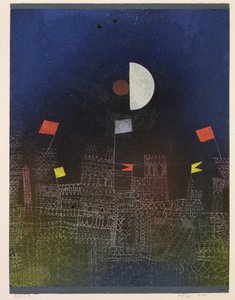 Cidade com Bandeiras de Paul Klee