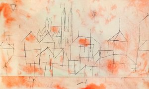 Cidade com Catedral Gótica de Paul Klee