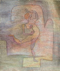 "Bailarino" - Pintura de Paul Klee (1879-1940) de Paul Klee