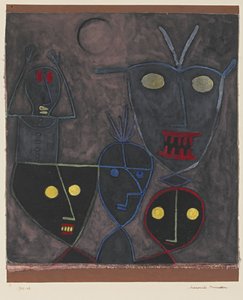Bonecos demoníacos, 1929 de Paul Klee