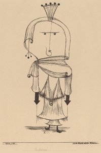 A bruxa com um pente de Paul Klee