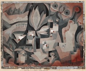 Jardim Seco-Frio, 1921. de Paul Klee