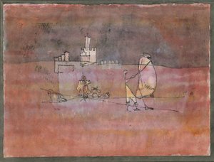 Episódio Antes de uma cidade árabe, 1923 de Paul Klee