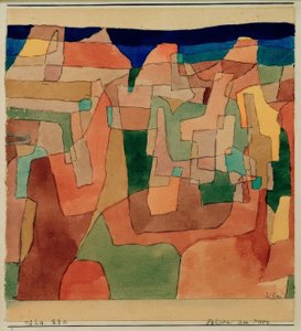 Rochas à beira-mar de Paul Klee