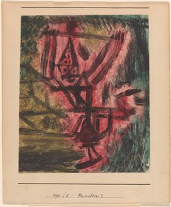Feuer Clown I (Palhaço de Fogo) de Paul Klee