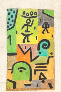 Colheita de limões (Zitronen Ernte) de Paul Klee