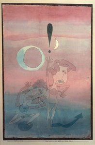 Cena principal do Ballet O Falso Juramento, 1922. de Paul Klee