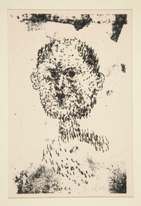 Cabeça - Homem barbudo de Paul Klee