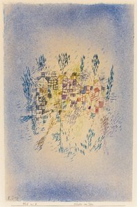 Casas pelo parque. de Paul Klee