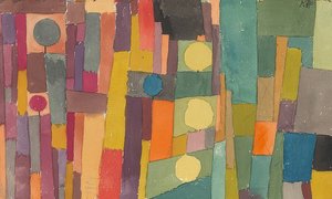 No estilo de Kairouan, traduzido para o moderado. 1931 de Paul Klee