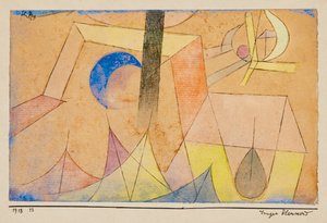 Junger Blaumond Young Blue-Moon, 1918. de Paul Klee
