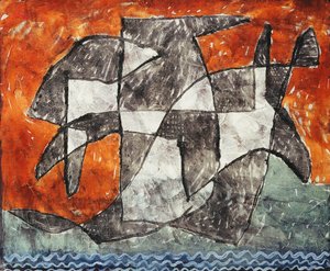 Lago Fantasma; Ver Gespenst de Paul Klee