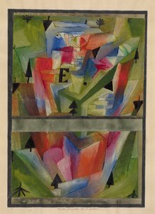 Paisagem perto de E. na Baviera, 1921. de Paul Klee