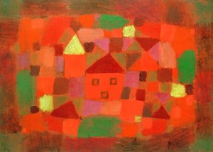 Paisagem com pôr-do-sol de Paul Klee