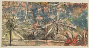 Lanternas Lâmpadas de Rua, 1912. de Paul Klee