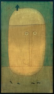 Paul Klee, Máscara do Medo - Pintura, 1932 de Paul Klee