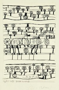 Pictografia; Inscrição de imagens de Paul Klee
