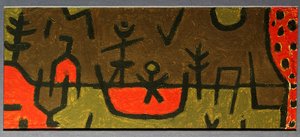 Lago no parque de Paul Klee
