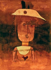 Retrato da Sra. P no sul, 1924 de Paul Klee
